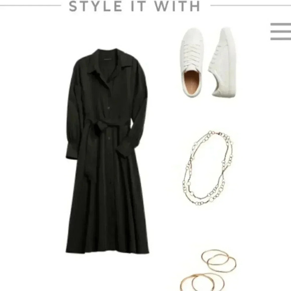 Banana Republic Tencel Fitted Shirtdress - Picture 11 of 16